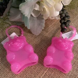 Bath & Body Works PINK GUMMY BEAR Pocketbac Holder Bundle